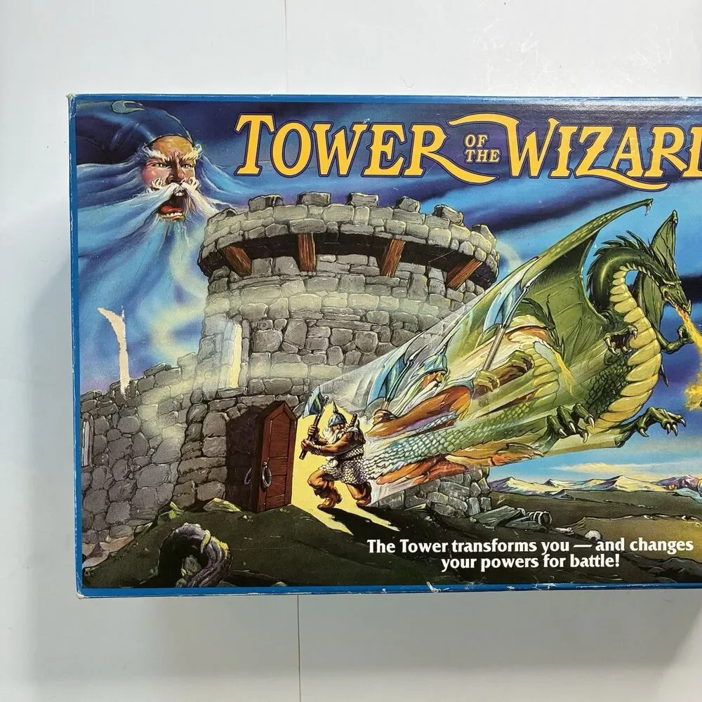 Tower of the Wizard King Parker Brothers 1993 Tower Game BOX ONLY Replacement